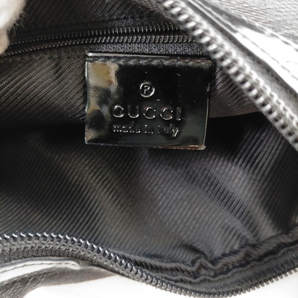 GUCCI • AUTHENTIC Y2K VINTAGE MONOGRAM CANVAS/PATENT LEATHER BUCKET SHOULDER BAG - Picture 7 of 11